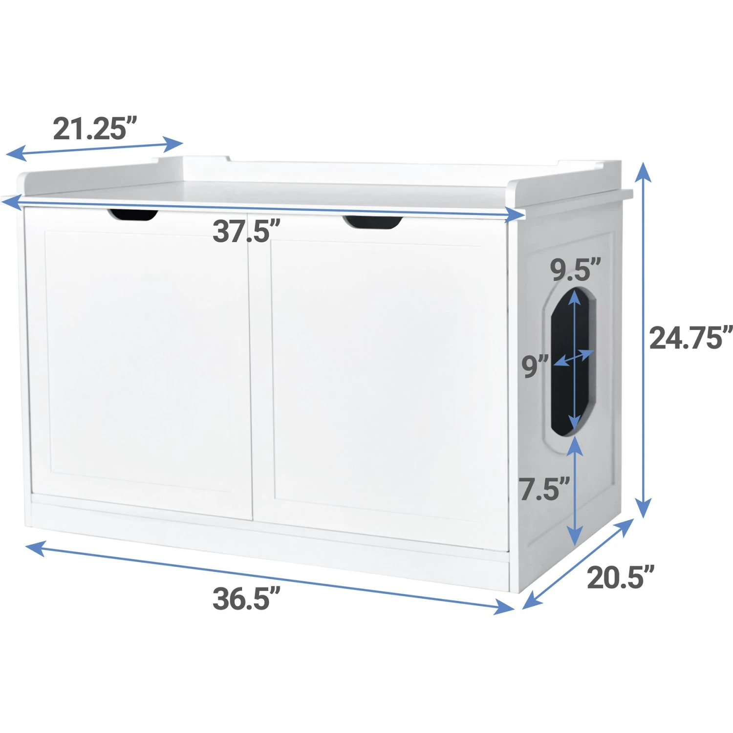 Frisco Decorative Bench Cat Litter Box Cover 6 Frisco Decorative Bench Cat Litter Box Cover - Image 4