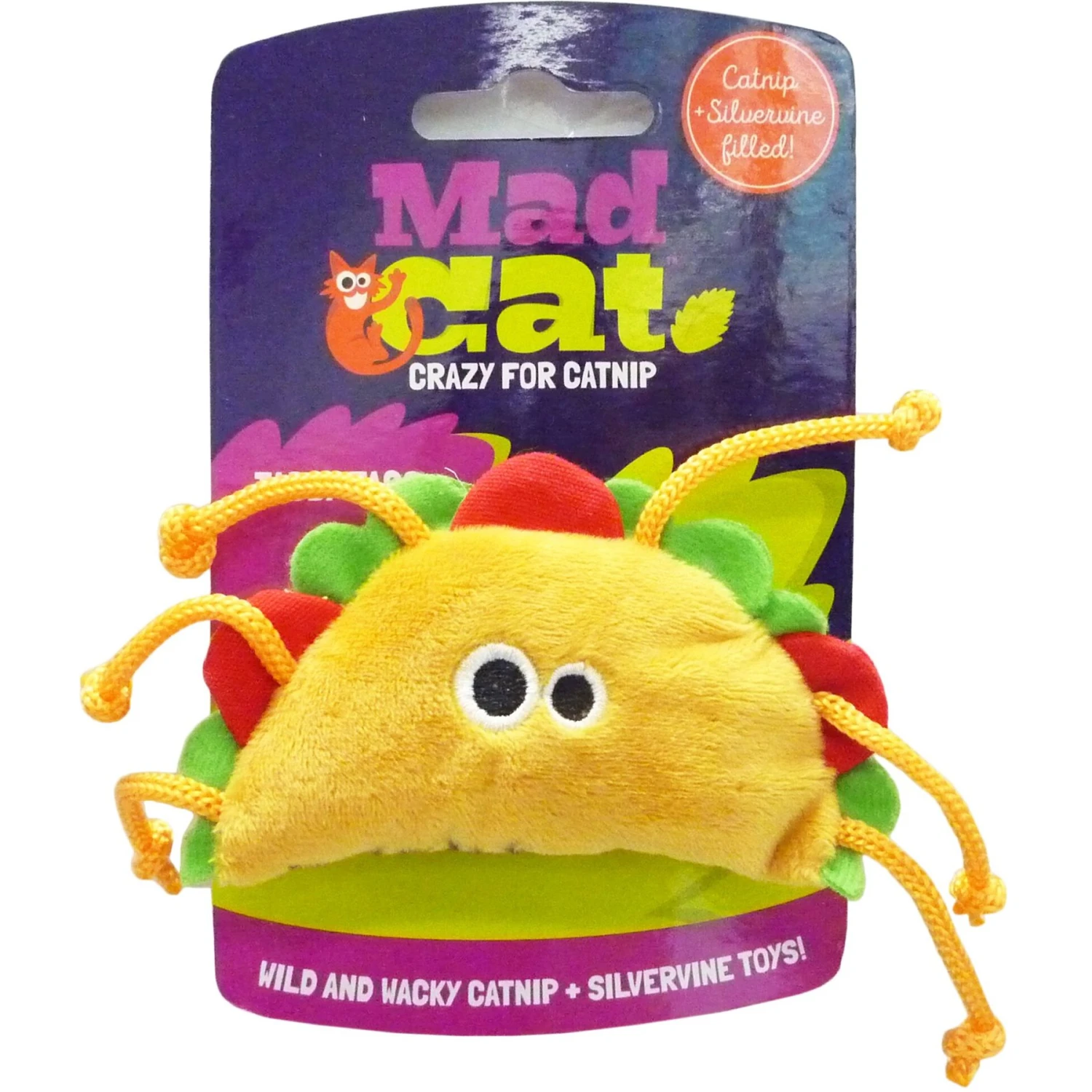 Mad Cat Tabby Taco Catnip & Silvervine Cat Toy 7 Mad Cat Tabby Taco Catnip & Silvervine Cat Toy - Image 5