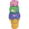 Fat Cat Kitty Kickz Mice Cream Cone Cat Toy