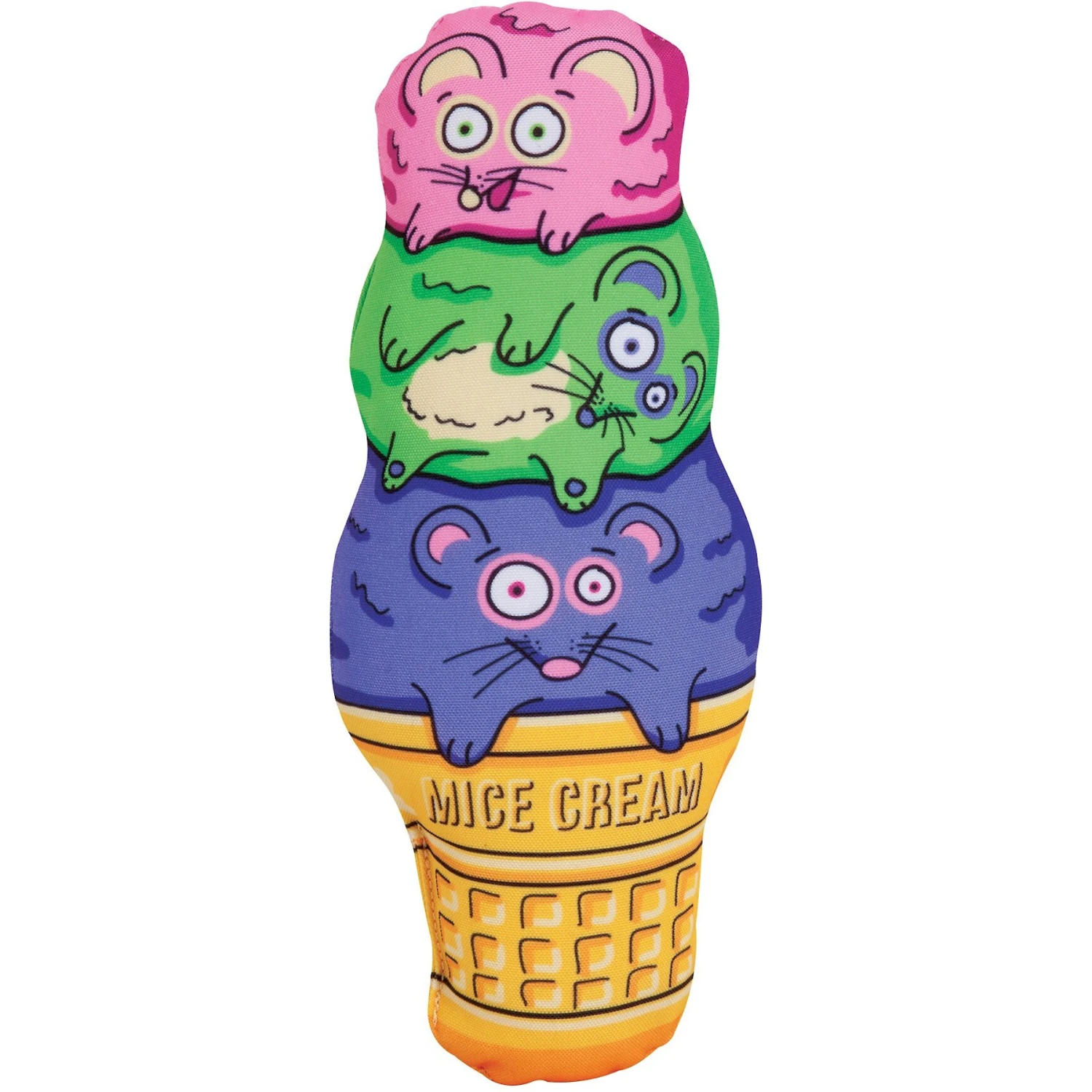 Fat Cat Kitty Kickz Mice Cream Cone Cat Toy 3 Fat Cat Kitty Kickz Mice Cream Cone Cat Toy