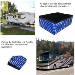 Pet Fit For Life Collapsible Portable Litter Box With Collapsible Bowl 13 Pet Fit For Life Collapsible Portable Litter Box With Collapsible Bowl -Cat Supplies 159018 PT4. AC SS1800 V1552502527