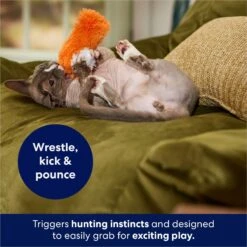 Frisco Plush Kicker Cat Toy -Cat Supplies 161264 PT5. AC SS1800 V1686579626