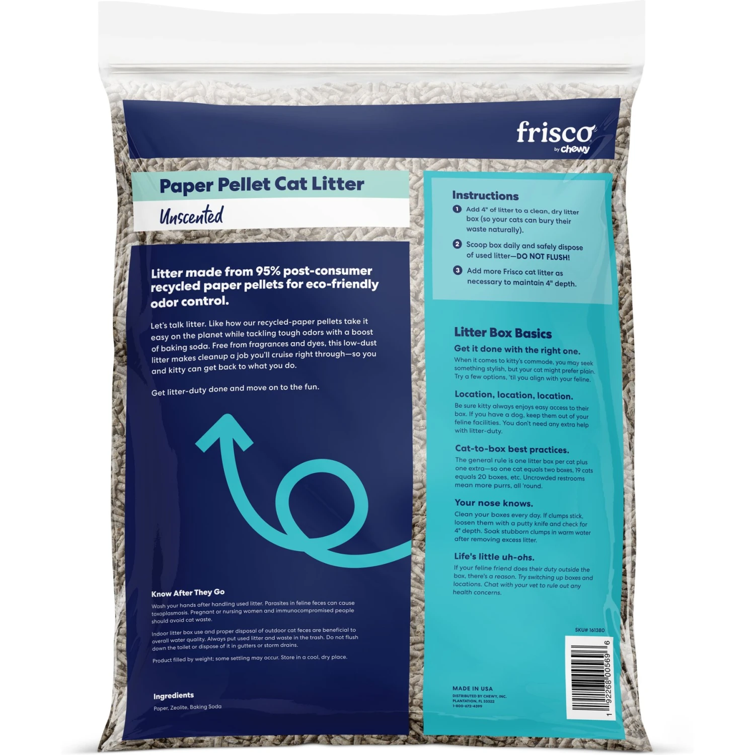 Frisco Unscented Non-Clumping Recycled Paper Cat Litter 5 Frisco Unscented Non-Clumping Recycled Paper Cat Litter - Image 3