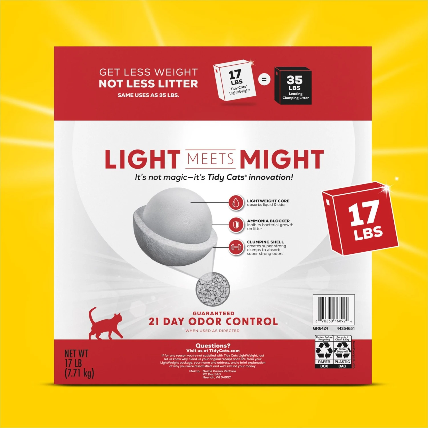 Tidy Cats Lightweight 24/7 Scented Clumping Clay Cat Litter 5 Tidy Cats Lightweight 24/7 Scented Clumping Clay Cat Litter - Image 3