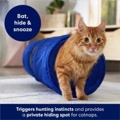 Frisco Foldable Play Tunnel With Mesh Cat Toy 8 Frisco Foldable Play Tunnel With Mesh Cat Toy -Cat Supplies 166385 PT2. AC SS1800 V1686580143