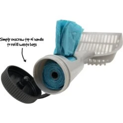 Fresh Kitty Large Deluxe Cat Litter Scoop With Waste Bag Handle -Cat Supplies 166726 PT3. AC SS1800 V1556122712