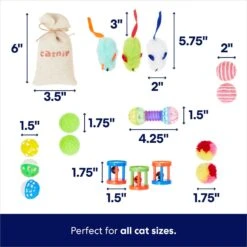 Frisco Plush, Teaser, Ball & Tunnel Variety Pack Cat Toy With Catnip 11 Frisco Plush, Teaser, Ball & Tunnel Variety Pack Cat Toy With Catnip -Cat Supplies 169688 PT3. AC SS1800 V1692190912