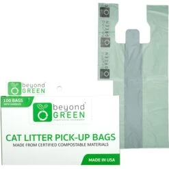 BeyondGREEN Plant-Based Cat Litter Waste Bags 14 BeyondGREEN Plant-Based Cat Litter Waste Bags -Cat Supplies 172572 PT3. AC SS1800 V1702062099