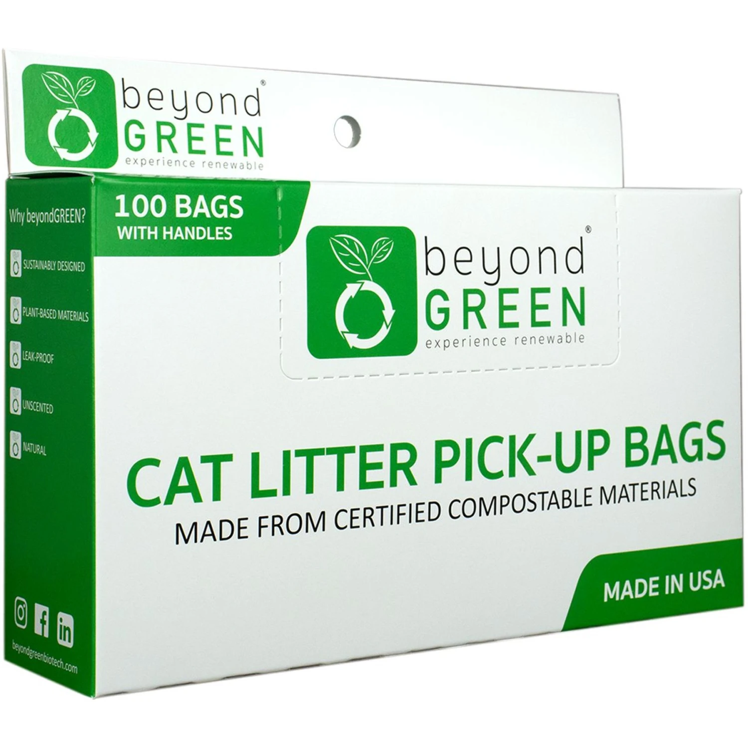 BeyondGREEN Plant-Based Cat Litter Waste Bags 7 BeyondGREEN Plant-Based Cat Litter Waste Bags - Image 5