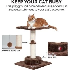 Tiger Tough Scratching Post 22.5-in Faux Fur Cat Tree 13 Tiger Tough Scratching Post 22.5-in Faux Fur Cat Tree -Cat Supplies 173194 PT4. AC SS1800 V1618276924