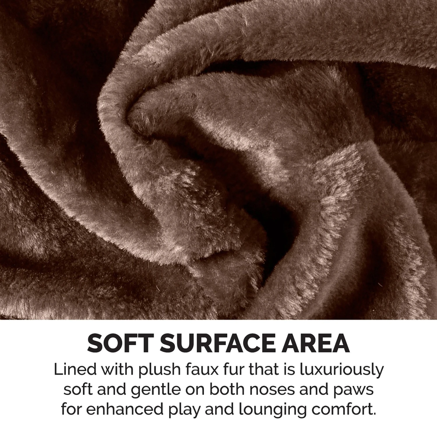 Tiger Tough Scratching Post 22.5-in Faux Fur Cat Tree 9 Tiger Tough Scratching Post 22.5-in Faux Fur Cat Tree - Image 7