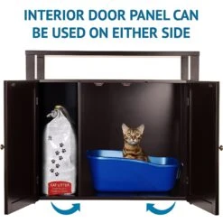 Arf Pets Enclosed Table Cat Litter Box -Cat Supplies 173267 PT4. AC SS1800 V1618611735