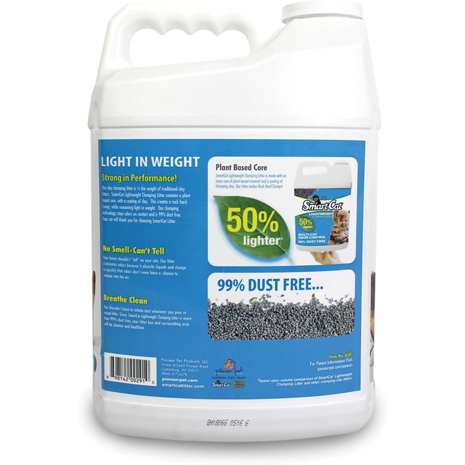 SmartCat Lightweight Unscented Clumping Clay Cat Litter 4 SmartCat Lightweight Unscented Clumping Clay Cat Litter - Image 2