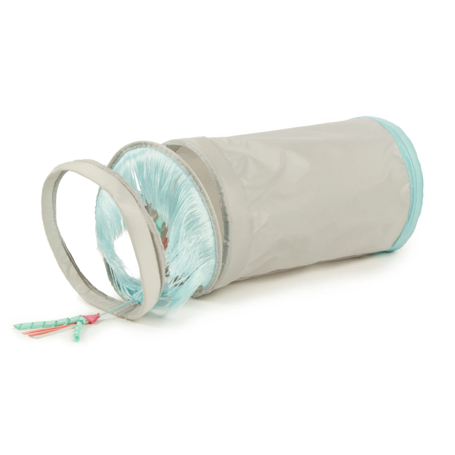 SmartyKat Fringe Frenzy Cat Activity Tunnel 3 SmartyKat Fringe Frenzy Cat Activity Tunnel