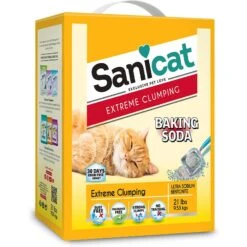 Sanicat Extreme Unscented Clumping Clay Cat Litter