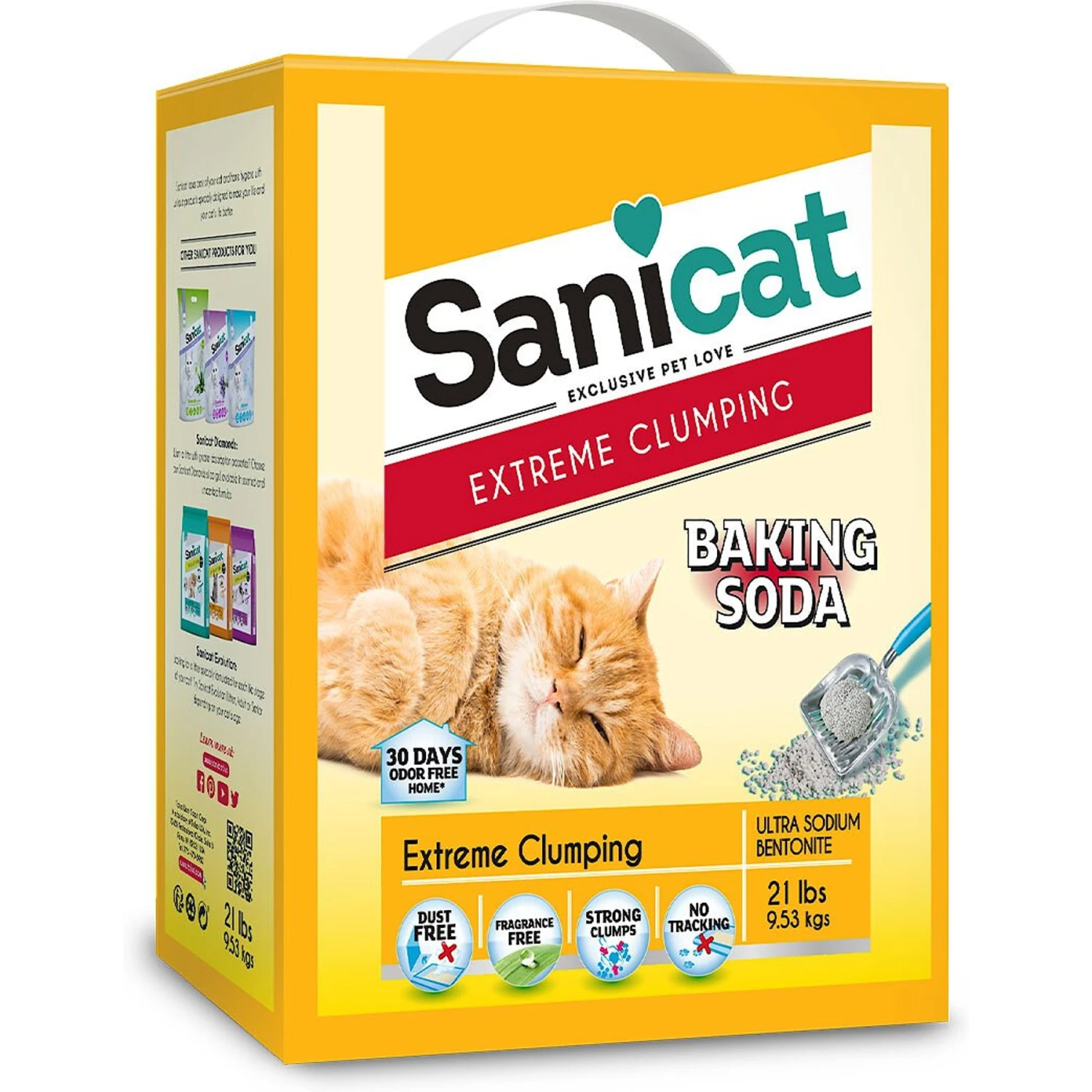 Sanicat Extreme Unscented Clumping Clay Cat Litter 3 Sanicat Extreme Unscented Clumping Clay Cat Litter