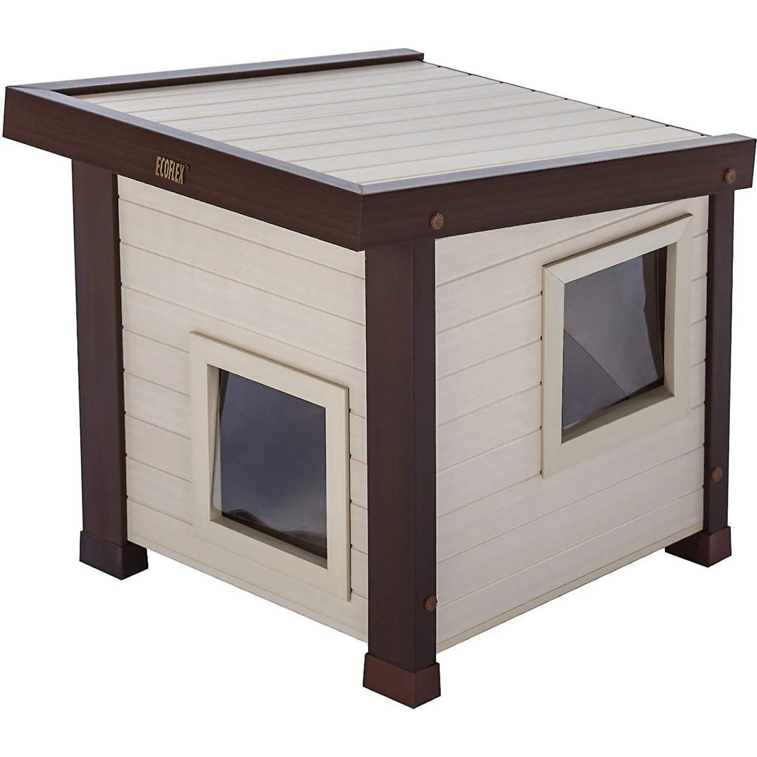 New Age Pet ECOFLEX Outdoor Cat House Shelter 5 New Age Pet ECOFLEX Outdoor Cat House Shelter - Image 3