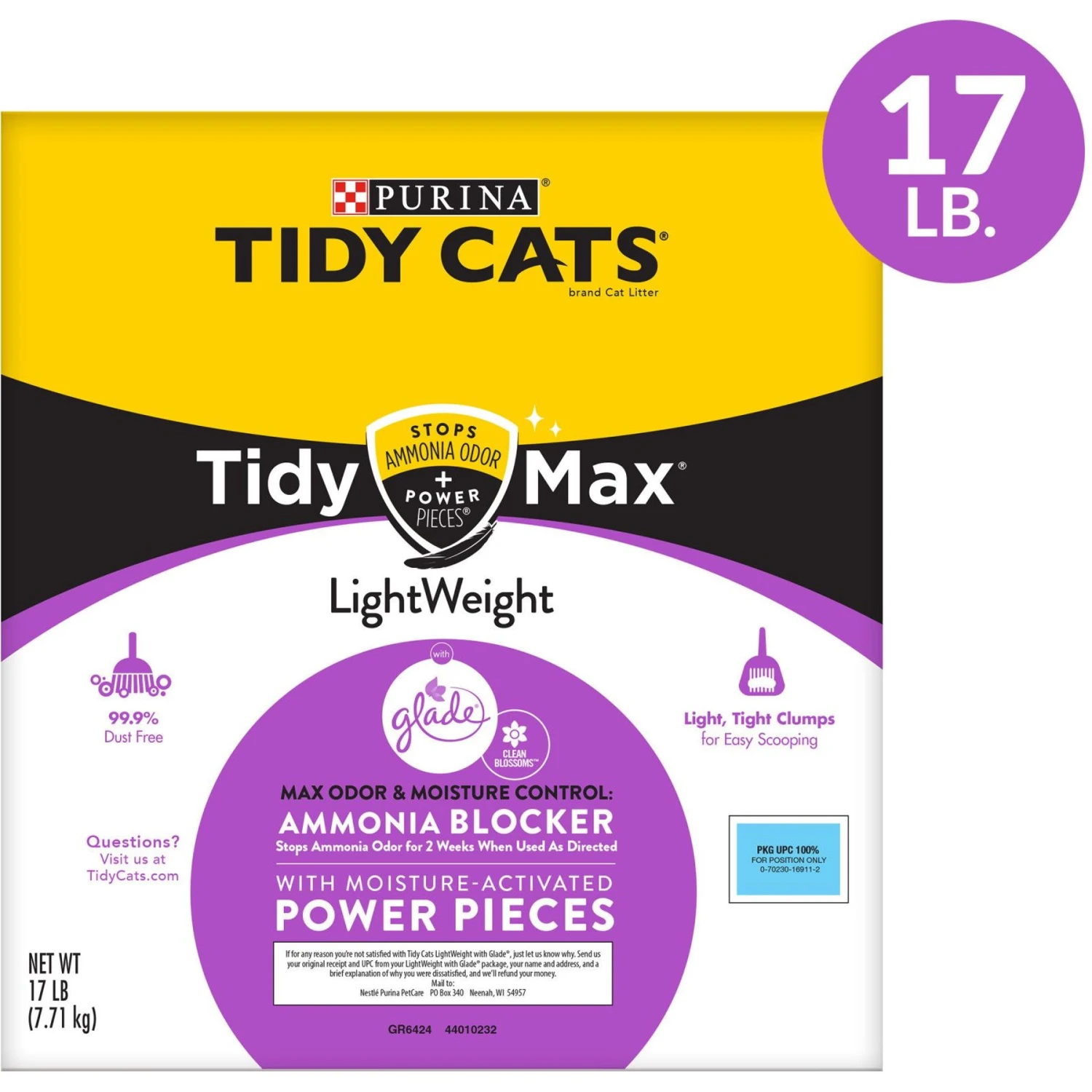 Tidy Max Lightweight Glade Clean Blossoms Scented Clumping Clay Cat Litter 4 Tidy Max Lightweight Glade Clean Blossoms Scented Clumping Clay Cat Litter - Image 2