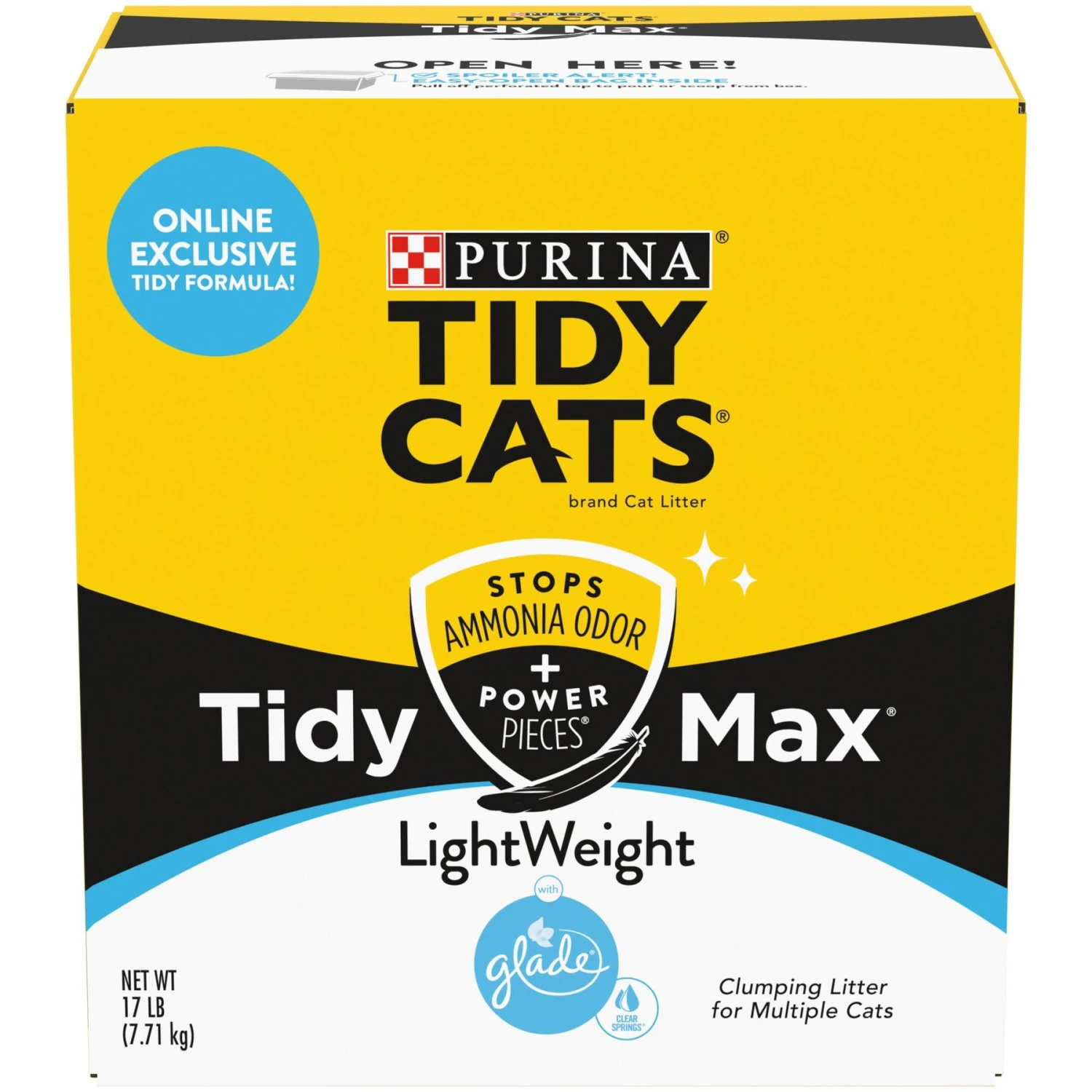 Tidy Max Lightweight Glade Clear Springs Scented Lightweight Clay Cat Litter 3 Tidy Max Lightweight Glade Clear Springs Scented Lightweight Clay Cat Litter