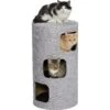 MidWest 3-Story Feline Nuvo Stella Cat Condo, Silver 1 MidWest 3-Story Feline Nuvo Stella Cat Condo, Silver -Cat Supplies 176502 MAIN. AC SS1800 V1559591578