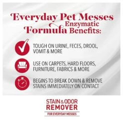Nature's Miracle Cat Enzymatic Stain Remover & Odor Eliminator Refill, Melon Burst Scent, 1-gal Bottle 9 Nature's Miracle Cat Enzymatic Stain Remover & Odor Eliminator Refill, Melon Burst Scent, 1-gal Bottle -Cat Supplies 178073 PT3. AC SS1800 V1560443280
