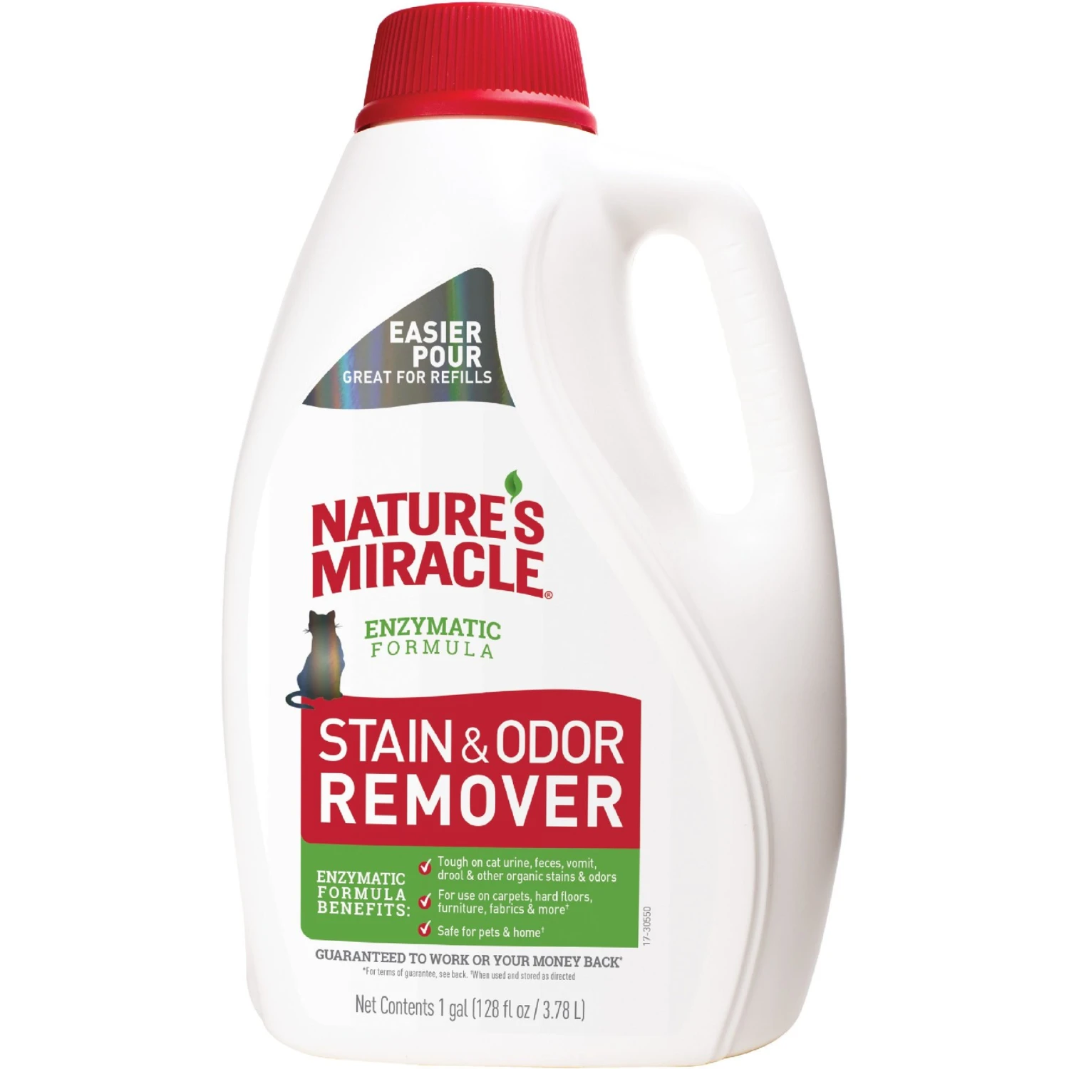 Nature's Miracle Cat Enzymatic Stain Remover & Odor Eliminator Refill, 1-gal Bottle 3 Nature's Miracle Cat Enzymatic Stain Remover & Odor Eliminator Refill, 1-gal Bottle