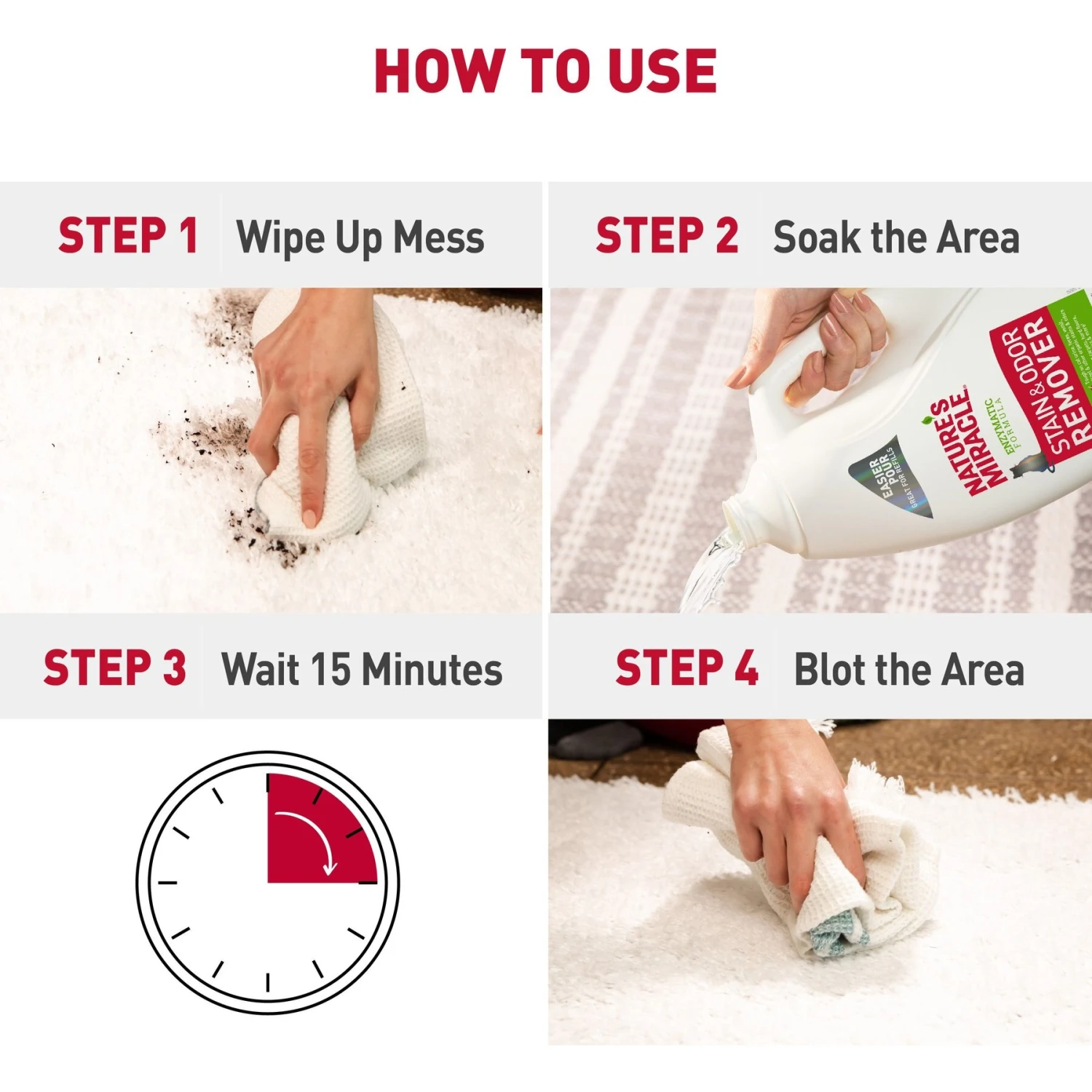 Nature's Miracle Cat Enzymatic Stain Remover & Odor Eliminator Refill, 1-gal Bottle 5 Nature's Miracle Cat Enzymatic Stain Remover & Odor Eliminator Refill, 1-gal Bottle - Image 3