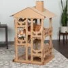 Tiger Tough Tower Playground 22.83-in Corrugated Cat Tree -Cat Supplies 178843 MAIN. AC SS1800 V1613084492