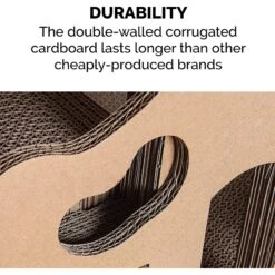 Tiger Tough Tower Playground 22.83-in Corrugated Cat Tree 16 Tiger Tough Tower Playground 22.83-in Corrugated Cat Tree -Cat Supplies 178843 PT6. AC SS1800 V1613088125