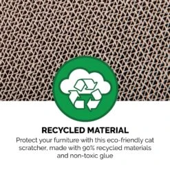 Tiger Tough Tower Playground 22.83-in Corrugated Cat Tree 17 Tiger Tough Tower Playground 22.83-in Corrugated Cat Tree -Cat Supplies 178843 PT7. AC SS1800 V1613090784