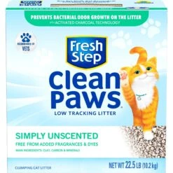 Fresh Step Clean Paws Simply Unscented Clumping Clay Cat Litter 17 Fresh Step Clean Paws Simply Unscented Clumping Clay Cat Litter -Cat Supplies 179540 PT6. AC SS1800 V1695137730