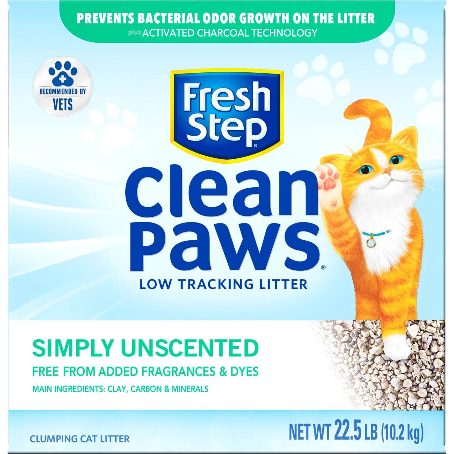 Fresh Step Clean Paws Simply Unscented Clumping Clay Cat Litter 11 Fresh Step Clean Paws Simply Unscented Clumping Clay Cat Litter - Image 9