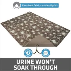 Drymate Protective & Decorative Cat Litter Mat, Kahopo Grey, Large, 20-in X 28-in -Cat Supplies 181548 PT3. AC SS1800 V1690998116
