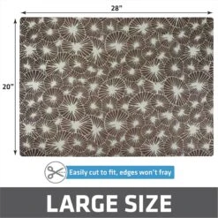 Drymate Protective & Decorative Cat Litter Mat, Kahopo Grey, Large, 20-in X 28-in -Cat Supplies 181548 PT5. AC SS1800 V1691003593