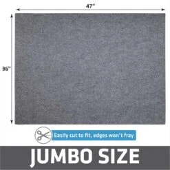 Drymate Jumbo Ridged Cat Litter Trapping Mat, Grey, 36-in X 47-in -Cat Supplies 181552 PT4. AC SS1800 V1689626741