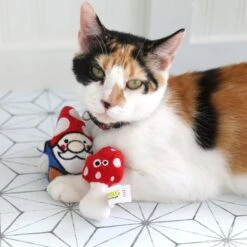 Mad Cat Gnome Sweet Gnome Catnip & Silvervine Cat Toy -Cat Supplies 181818 PT3. AC SS1800 V1634833902