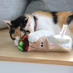 Mad Cat Big Burrito Kicker Catnip & Silvervine Cat Toy -Cat Supplies 181828 PT4. AC SS1800 V1637611046