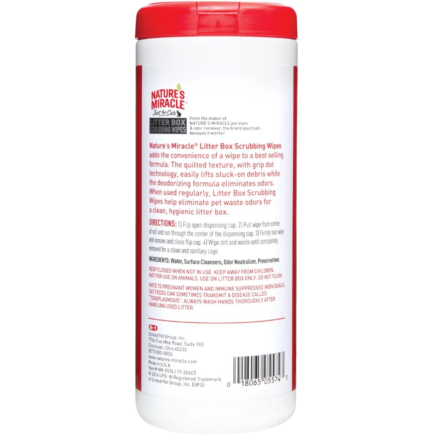 Nature's Miracle Cat Litter Box Scrubbing Wipes 4 Nature's Miracle Cat Litter Box Scrubbing Wipes - Image 2