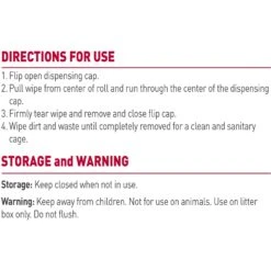 Nature's Miracle Cat Litter Box Scrubbing Wipes 15 Nature's Miracle Cat Litter Box Scrubbing Wipes -Cat Supplies 183021 PT4. AC SS1800 V1701115655