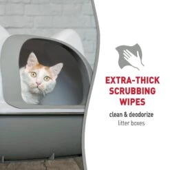 Nature's Miracle Cat Litter Box Scrubbing Wipes 17 Nature's Miracle Cat Litter Box Scrubbing Wipes -Cat Supplies 183021 PT6. AC SS1800 V1701115655