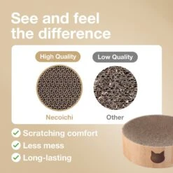 Necoichi Cozy Cat Scratcher Bowl Toy 14 Necoichi Cozy Cat Scratcher Bowl Toy -Cat Supplies 183517 PT3. AC SS1800 V1702938882