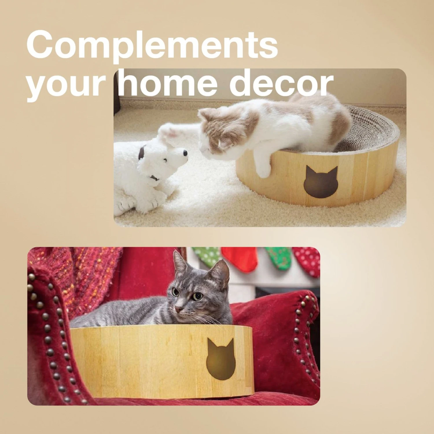 Necoichi Cozy Cat Scratcher Bowl Toy 9 Necoichi Cozy Cat Scratcher Bowl Toy - Image 7