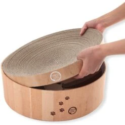 Necoichi Cozy Cat Scratcher Bowl Replacement Pad 15 Necoichi Cozy Cat Scratcher Bowl Replacement Pad -Cat Supplies 183519 PT4. AC SS1800 V1647461523