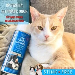 Stink Free Litter & Litter Box Spray Powder -Cat Supplies 183774 PT2. AC SS1800 V1628304380