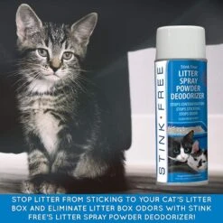 Stink Free Litter & Litter Box Spray Powder -Cat Supplies 183774 PT4. AC SS1800 V1628308339