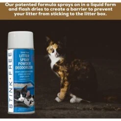 Stink Free Litter & Litter Box Spray Powder -Cat Supplies 183774 PT5. AC SS1800 V1628307092