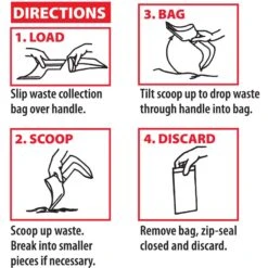 Stink Free Odor Seal Waste Bags -Cat Supplies 183778 PT2. AC SS1800 V1683667583