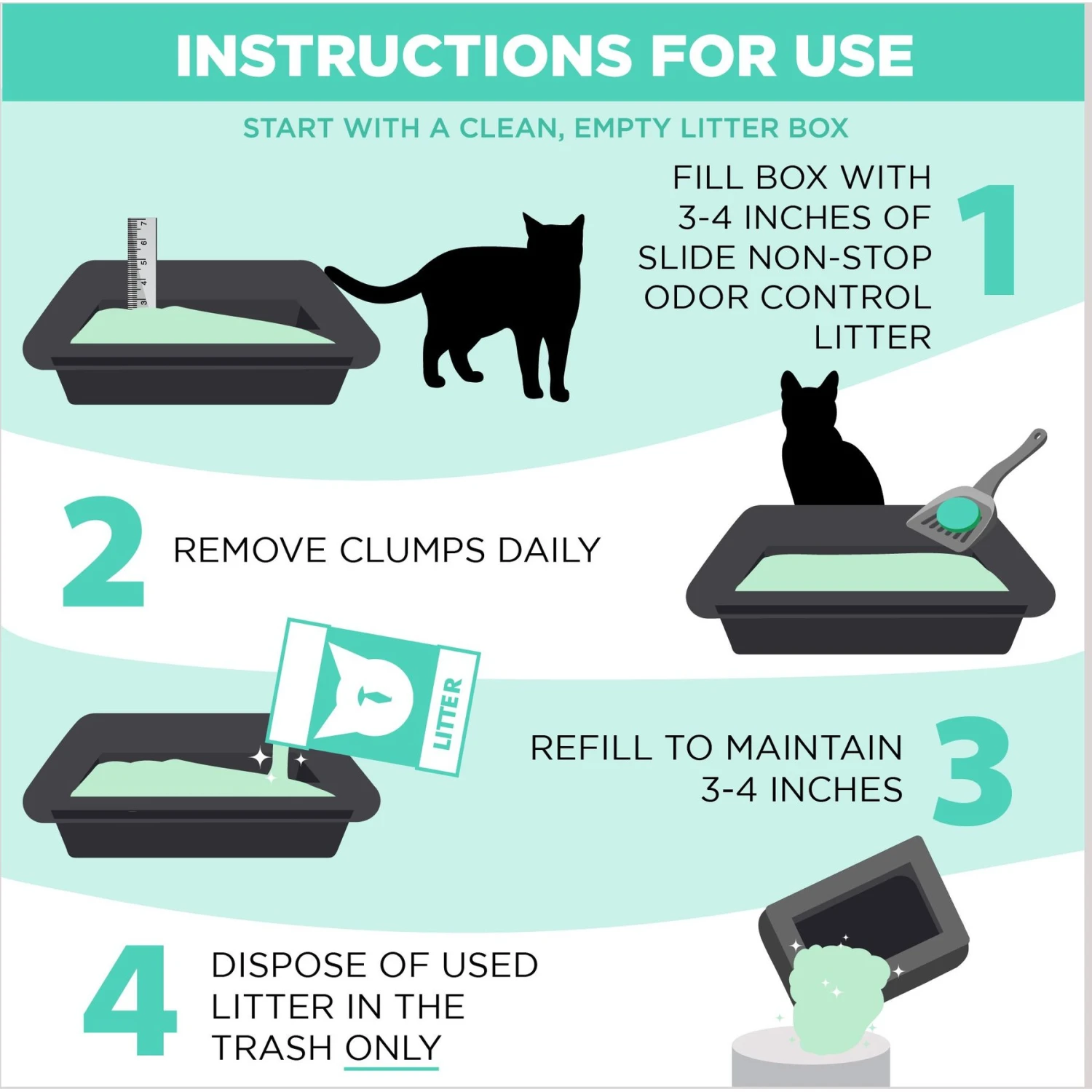 Arm & Hammer Litter SLIDE Easy Clean-Up Clumping Cat Litter Non-Stop Odor Control With 10 Days Of Odor Control 10 Arm & Hammer Litter SLIDE Easy Clean-Up Clumping Cat Litter Non-Stop Odor Control With 10 Days Of Odor Control - Image 8