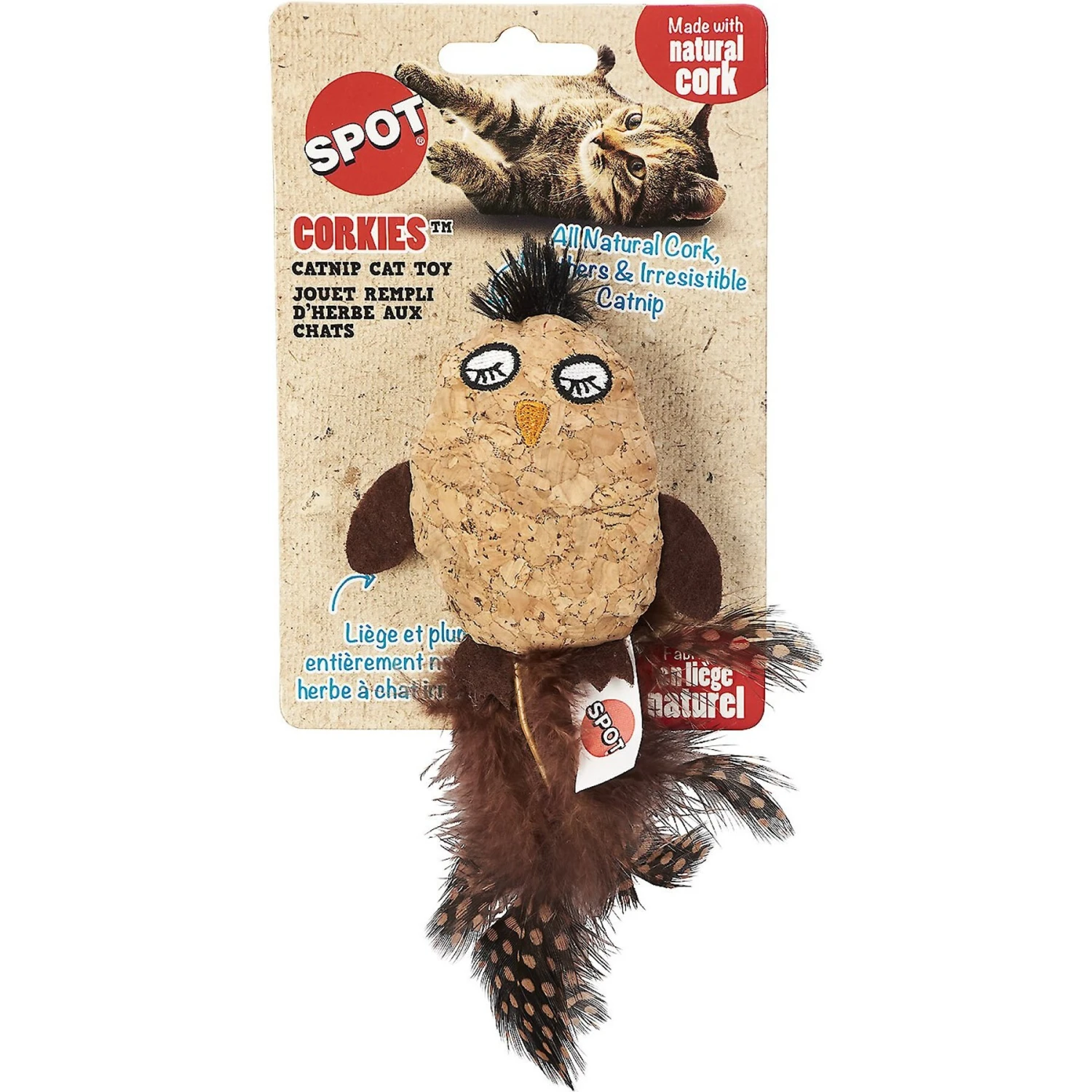 Ethical Pet Corkies Toy & Nip Cat Toy, Color Varies 5 Ethical Pet Corkies Toy & Nip Cat Toy, Color Varies - Image 3