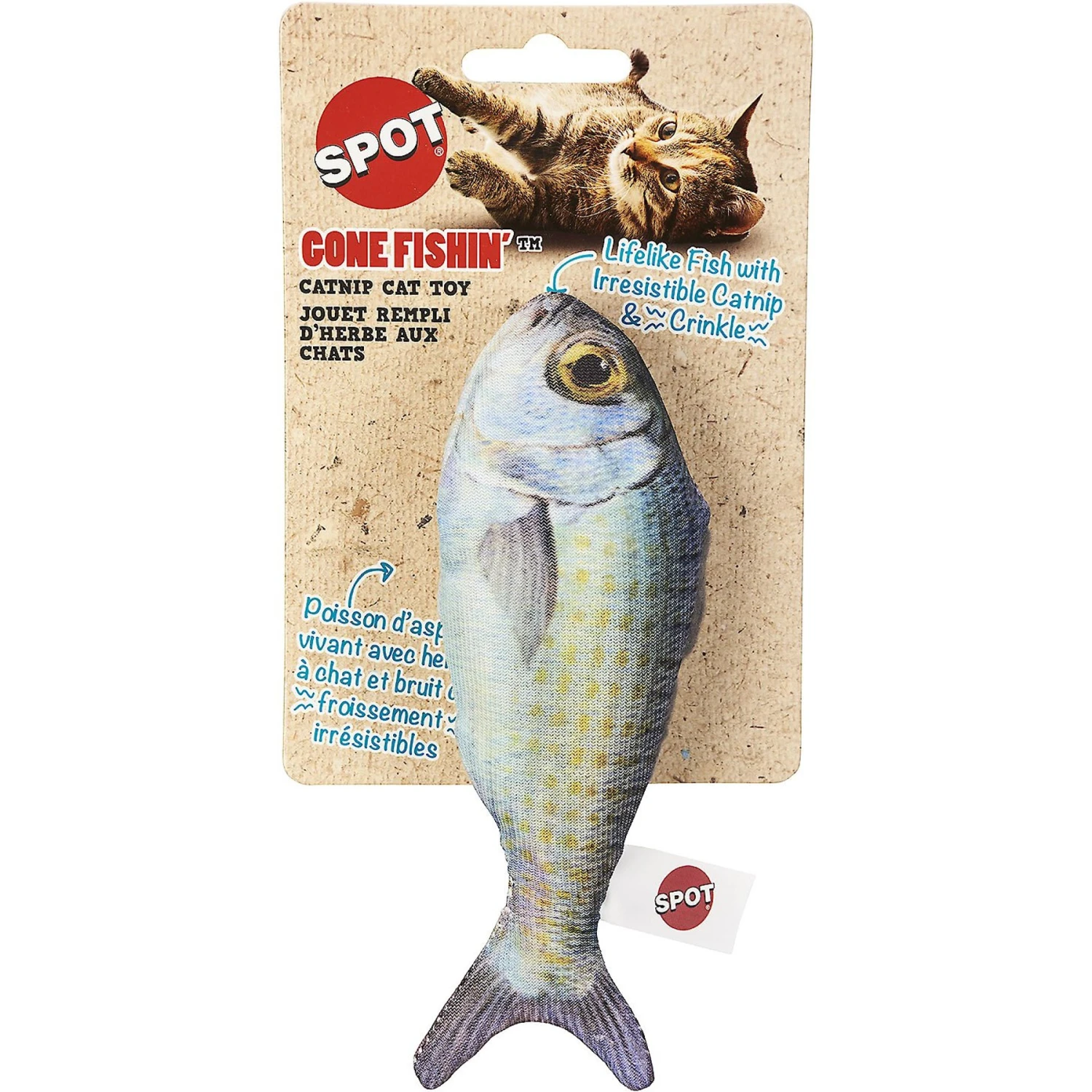 Ethical Pet Gone Fishin' & Nip Cat Toy, Color Varies 3 Ethical Pet Gone Fishin' & Nip Cat Toy, Color Varies